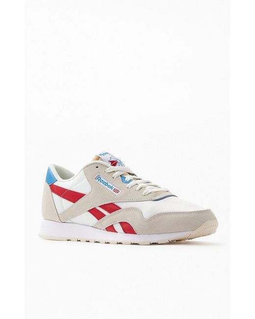 reebok classics red and blue