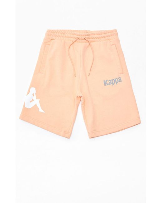 Kappa Cotton Peach Authentic Sangone Shorts in Orange for Men | Lyst