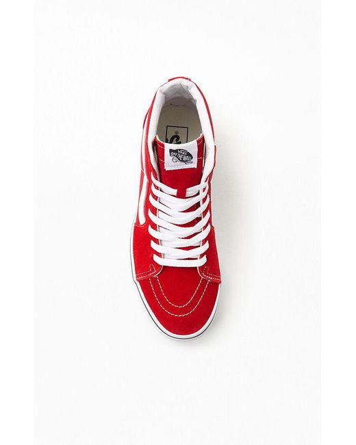 vans red shoes for men