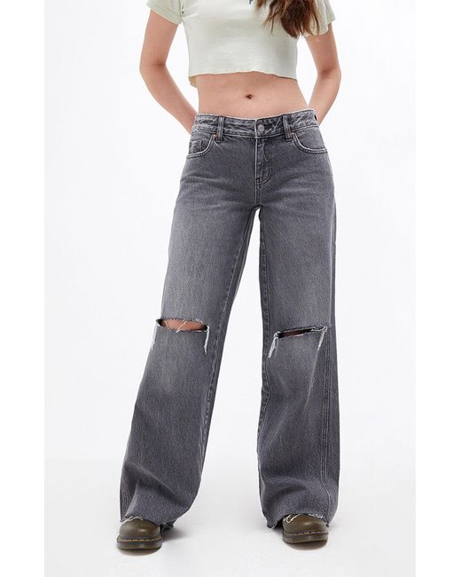 pacsun black baggy jeans