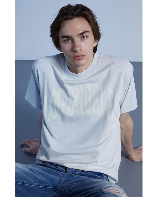 PacSun Los Angeles Oversized T-shirt in Gray for Men | Lyst