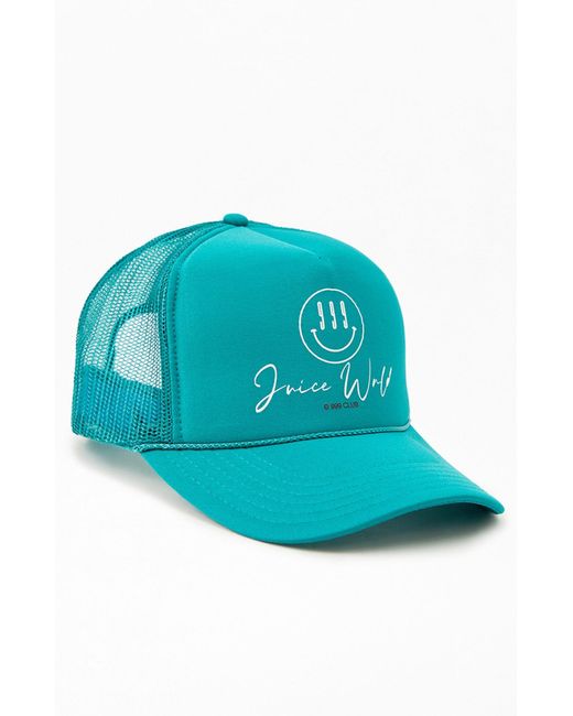 PacSun Juice Wrld Trucker Hat in Blue 