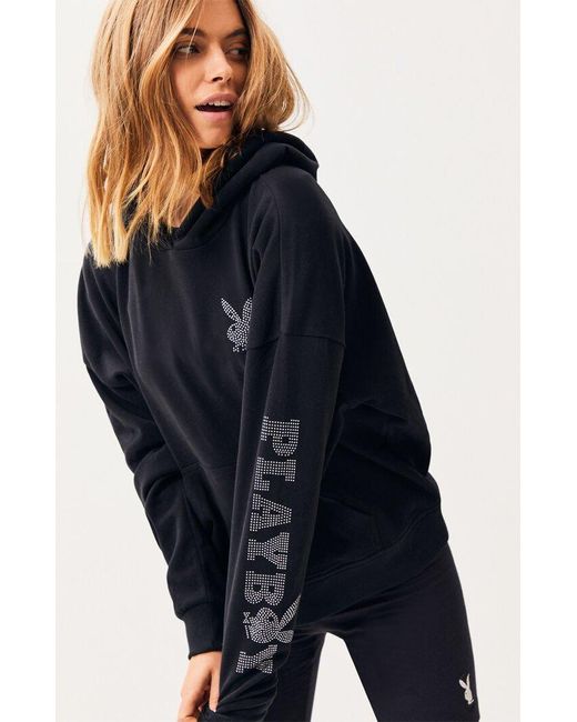 PacSun Cotton X Playboy Jeweled Hoodie 