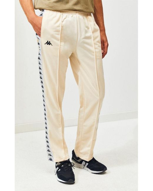 Kappa Synthetic Banda Astoria Track Pants in Cream (Natural) for Men | Lyst