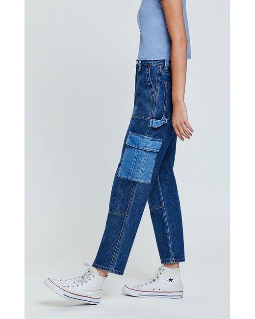 corine blue skate pants pacsun