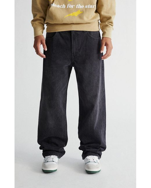 pacsun black baggy jeans