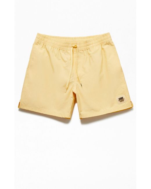 Vans Yellow Primary Volley Shorts for 