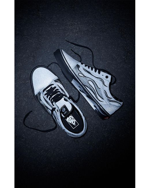 Vans X A$ap Worldwide Silver Reflective Old Skool Shoes in Metallic for Men  | Lyst