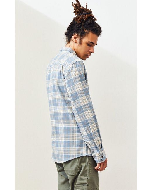 Mens light blue flannel shirt Clearance