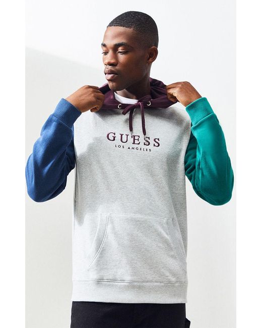 guess gray hoodie