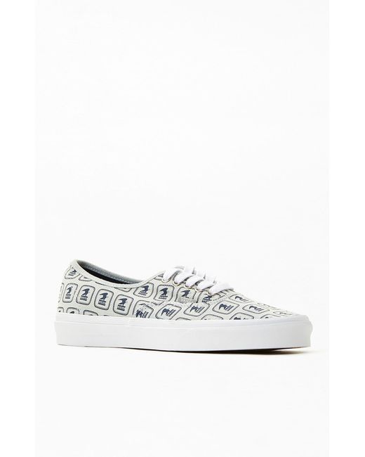 Vans Denim X Usps Authentic Shoes in Blue,White (White) for Men Lyst