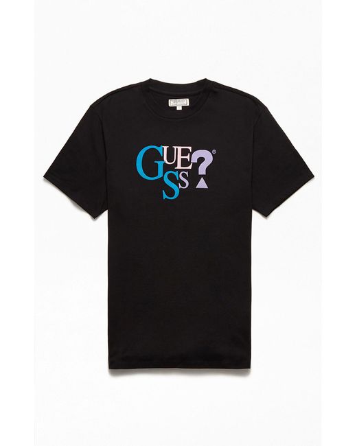 Guess Cotton Scrambled Logo T-shirt in for -