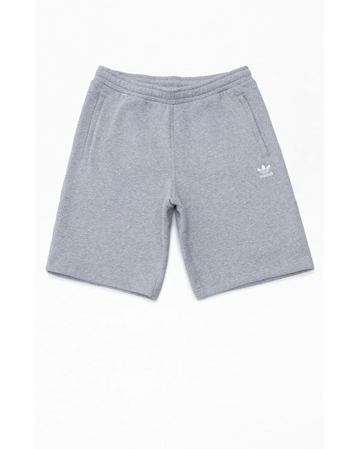 grey adidas sweat shorts