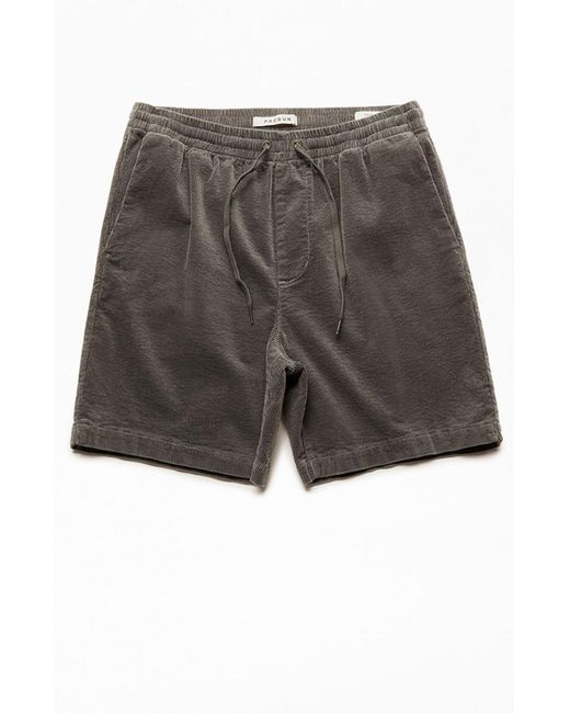PacSun Green Corduroy Volley Shorts in Gray for Men Lyst