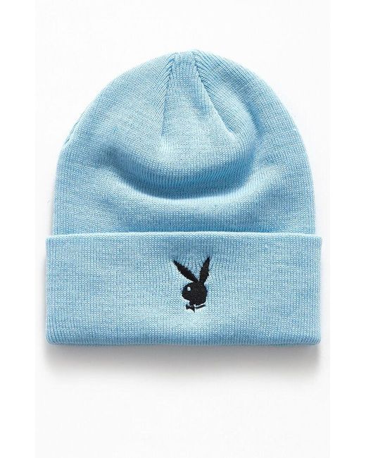 PacSun X Playboy Logo Beanie in Light 