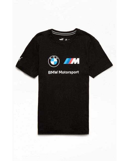 PUMA Bmw Mms Ess Logo T-shirt in Black for Men | Lyst