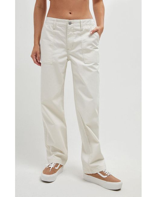 Levi's Off White 94 Baggy Utility Pants | Lyst