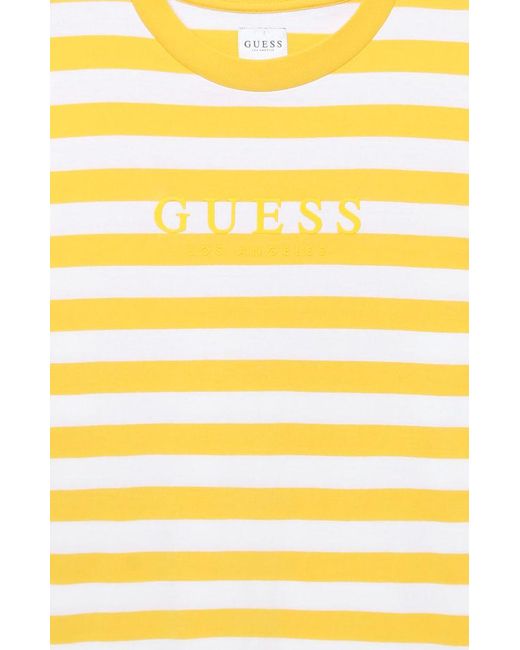 Guess Palm Stripe Long Sleeve T-shirt 