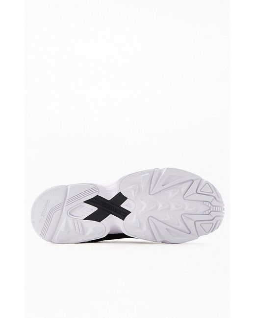 Adidas Suede Womens Black White Falcon Sneakers Lyst