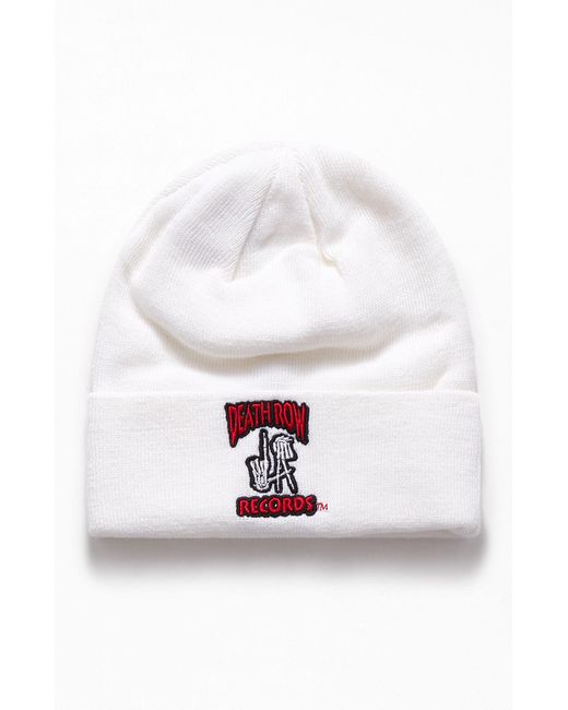 PacSun Death Row La Beanie in White for 