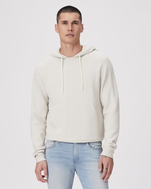 PAIGE White Donaldson Sweater Hoodie for men