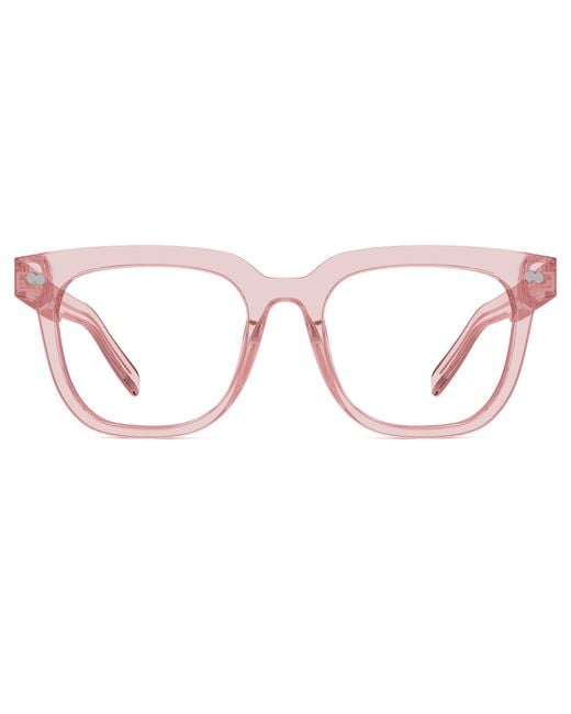 Pair Eyewear Black Clear Square Eyeglasses