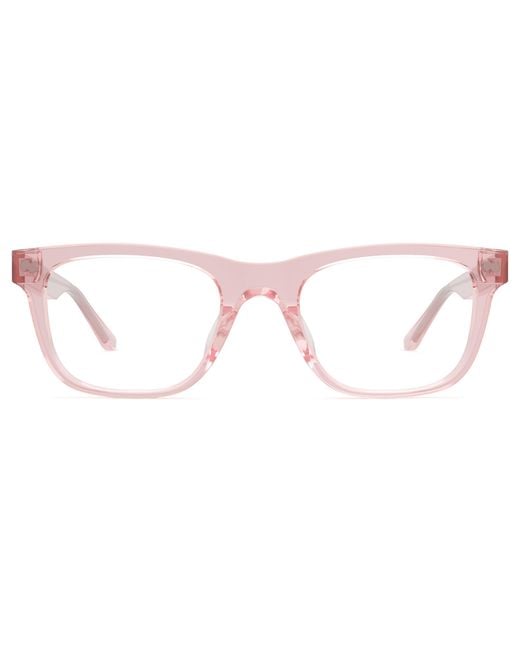 Pair Eyewear Black Clear Rectangle Eyeglasses