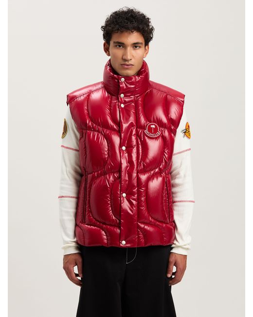 Palm Angels Red Paxmoncler_Gwenyth Vest