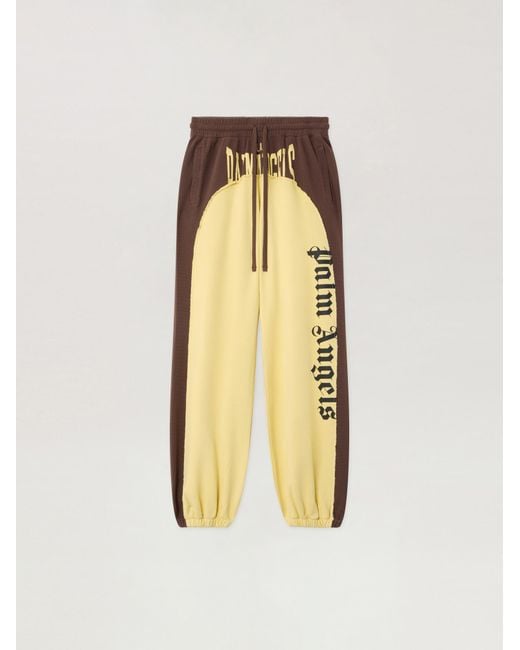 Palm Angels Metallic Vintage Logo Loose Sweatpants for men