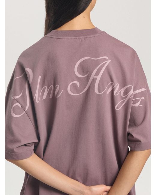 Palm Angels Purple Palm Sway Loose T-Shirt