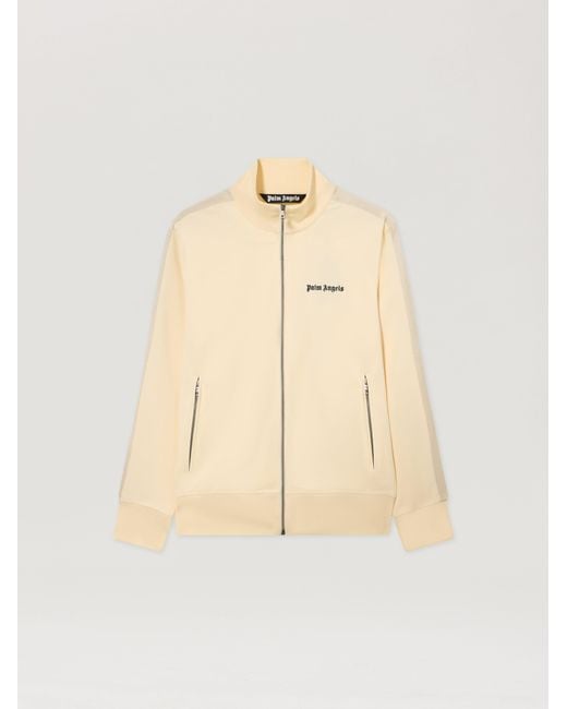 Palm Angels Natural Classic Logo Track Jacket for men
