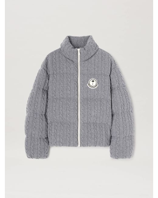 Palm Angels Gray Austru Down Jacket Moncler X