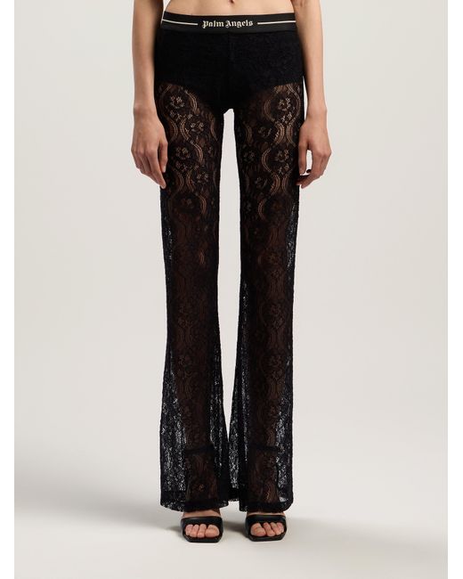 Palm Angels Multicolor Classic Logo Lace Pants