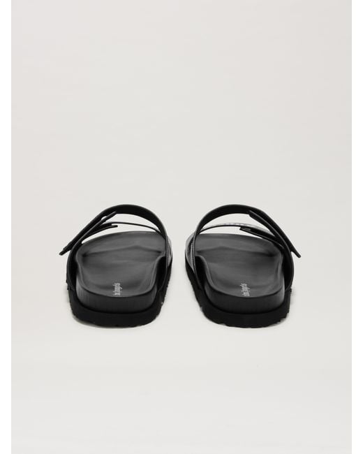 Palm Angels Sandalen Mit Logo Mann in Black für Herren