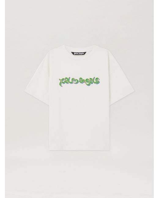Palm Angels Natural Thai Logo T-Shirt for men