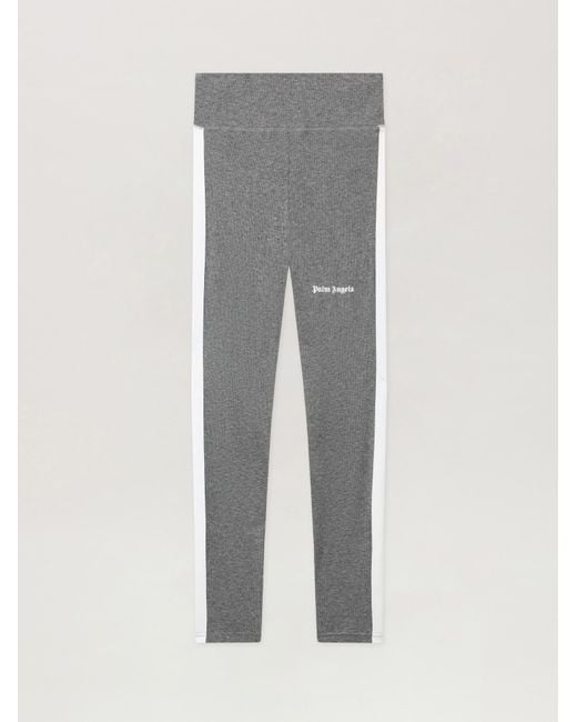 Palm Angels Gray Training Track Leggings