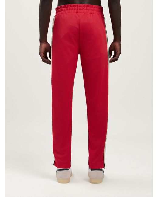 Palm Angels Red Classic Logo Track Pants for men
