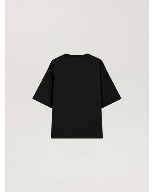 Palm Angels Black Vintage Box Logo Loose T-Shirt for men