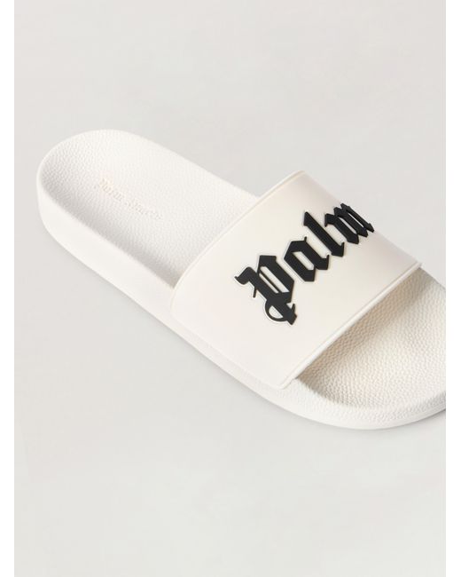 Palm Angels Natural Big Logo Sliders for men