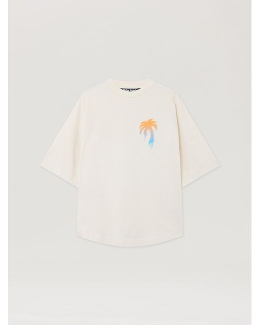 Palm Angels Natural I Love Pa Over T-Shirt for men