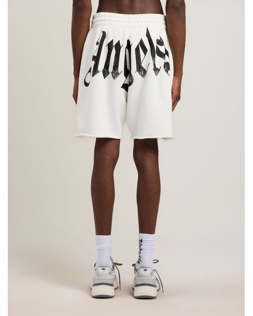 Palm Angels Multicolor Big Waist Logo Sweatshorts for men