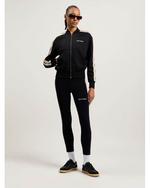 Palm Angels Blue Classic Logo Track Bomber Jacket