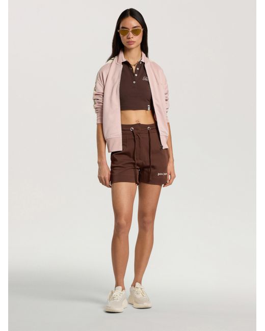 Palm Angels Pink Classic Logo Track Jacket