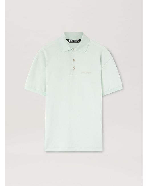 Palm Angels Natural Logo Polo for men