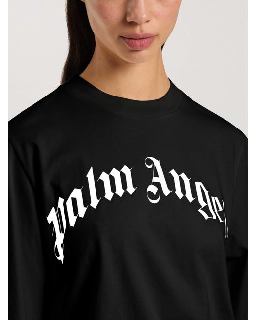 Palm Angels Multicolor Curved Logo Boxy T-Shirt