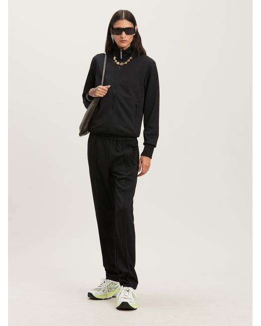 Palm Angels Black Logo Zipped Track Jacket