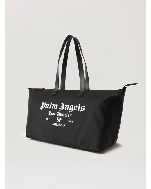 Palm Angels Black Milan La Tote Bag for men