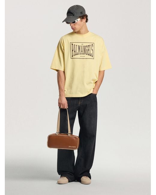 Palm Angels Metallic Vintage Box Logo Loose T-Shirt Light for men