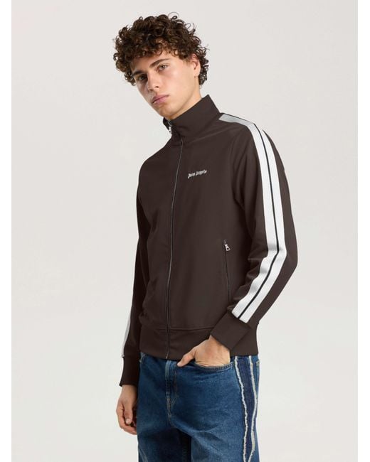 Palm Angels Blue Classic Logo Track Jacket for men
