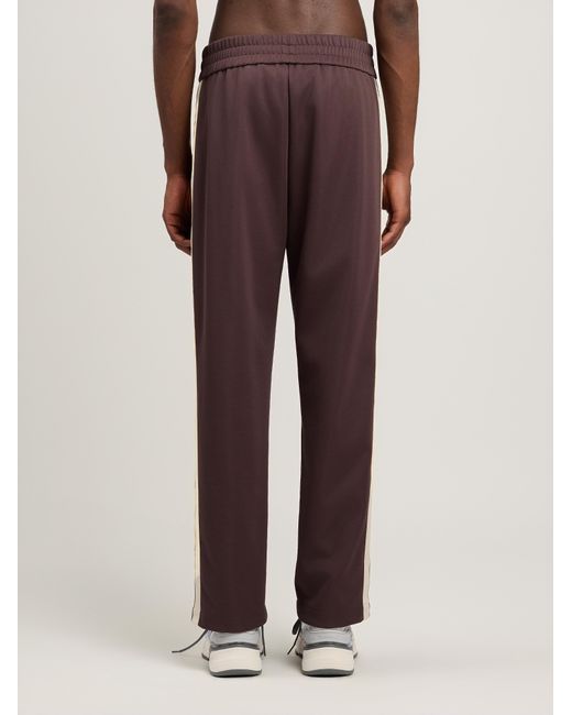 Palm Angels Brown Classic Logo Vintage Track Pants for men